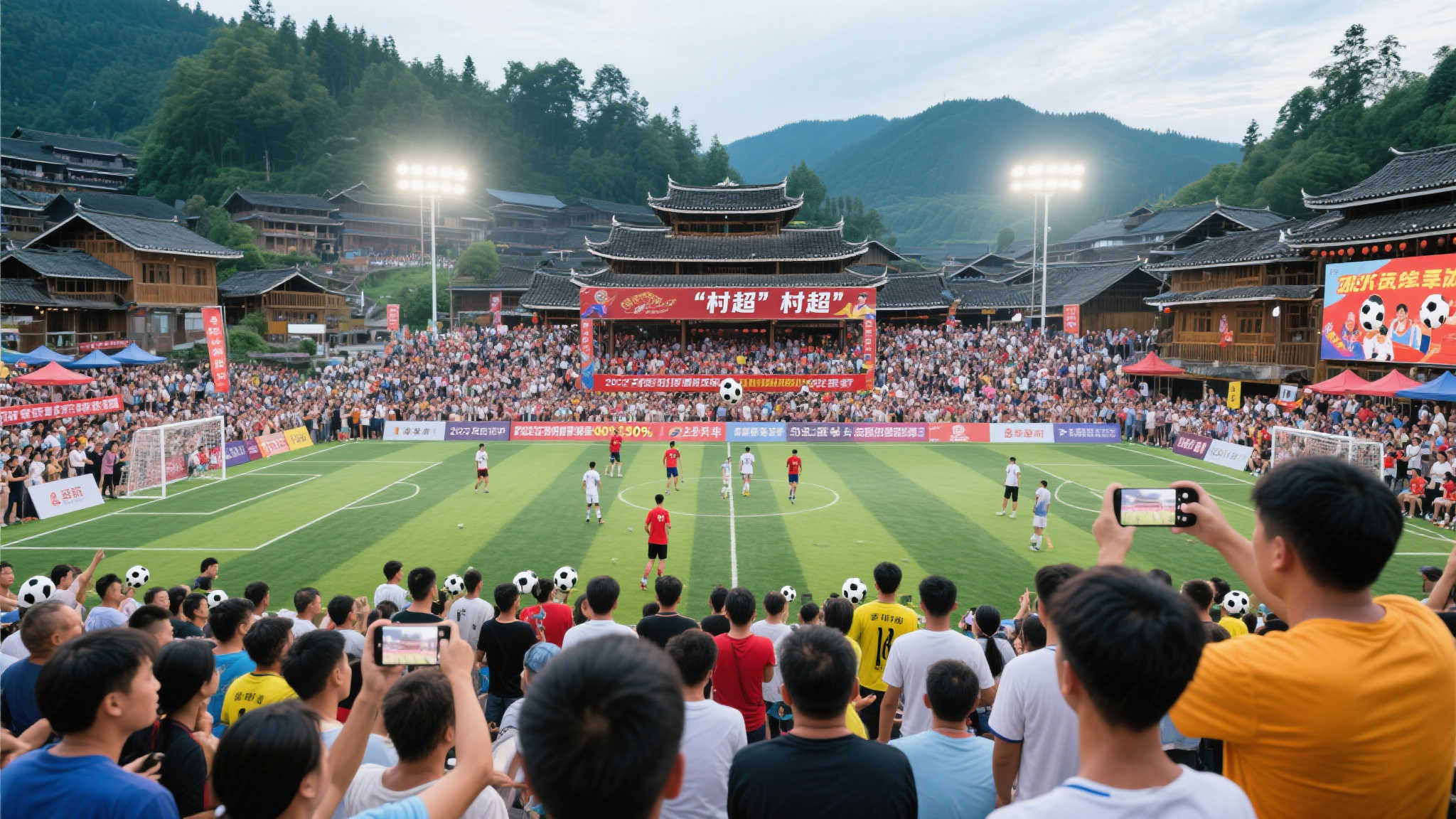 村超苏超热潮,开启足球产业革新新时代,点燃变革之火 以贵州榕江县为例,当地的“村超”赛事吸引了数十万游